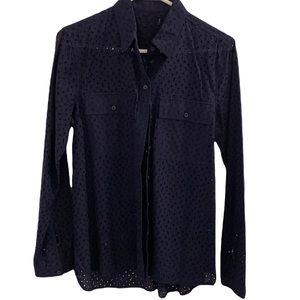 Banana Republic key hole shirt